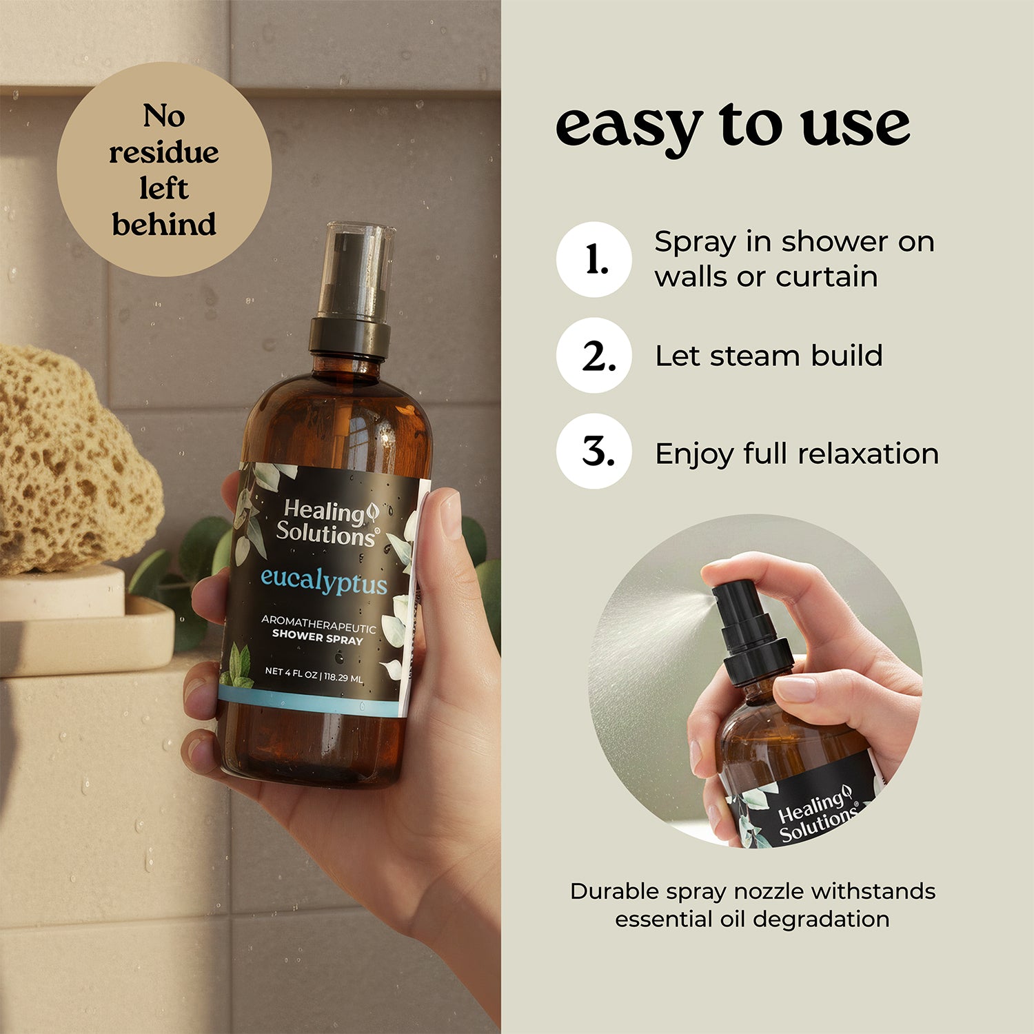 Shower Spray - 4oz - Eucalyptus