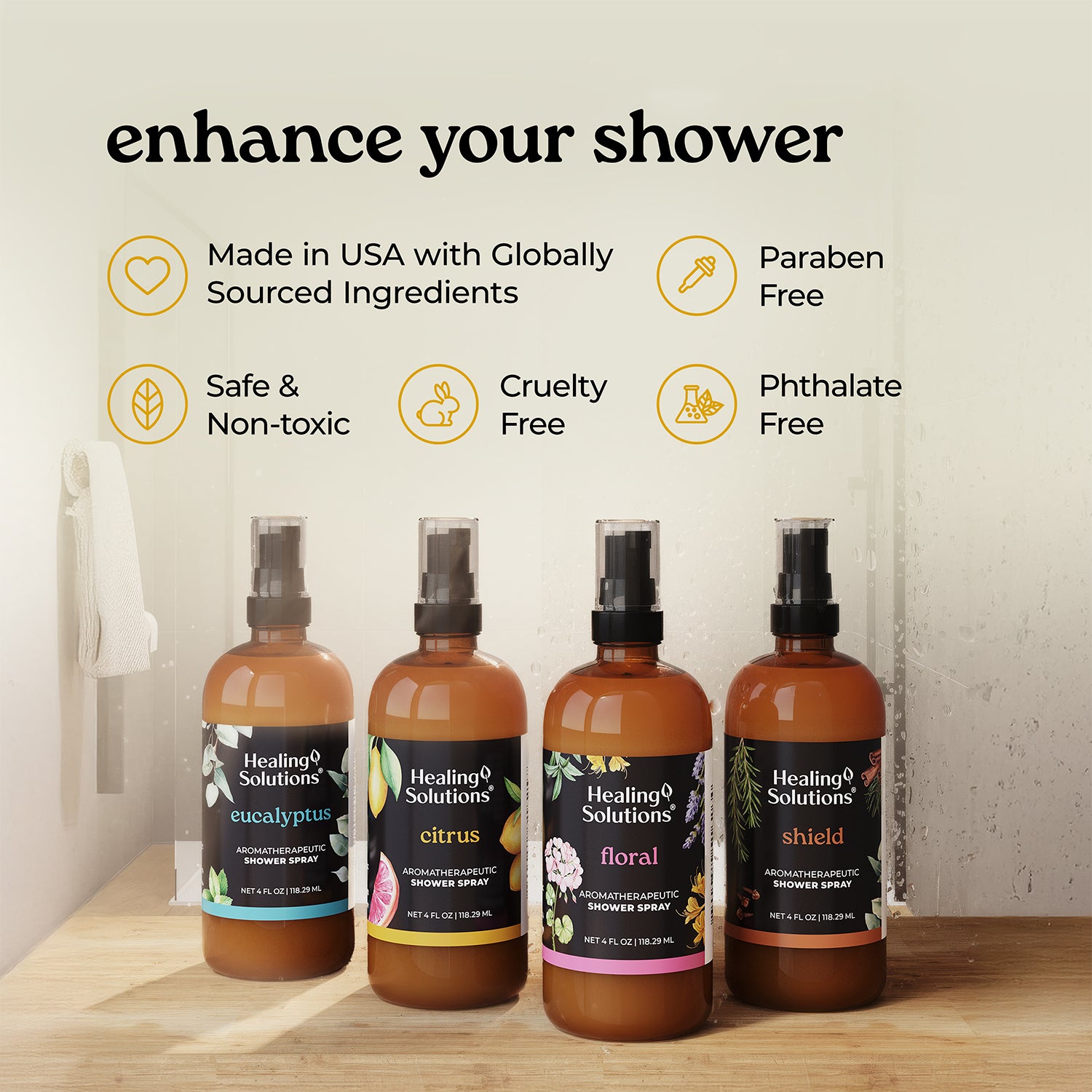 Shower Spray - 4oz - Citrus