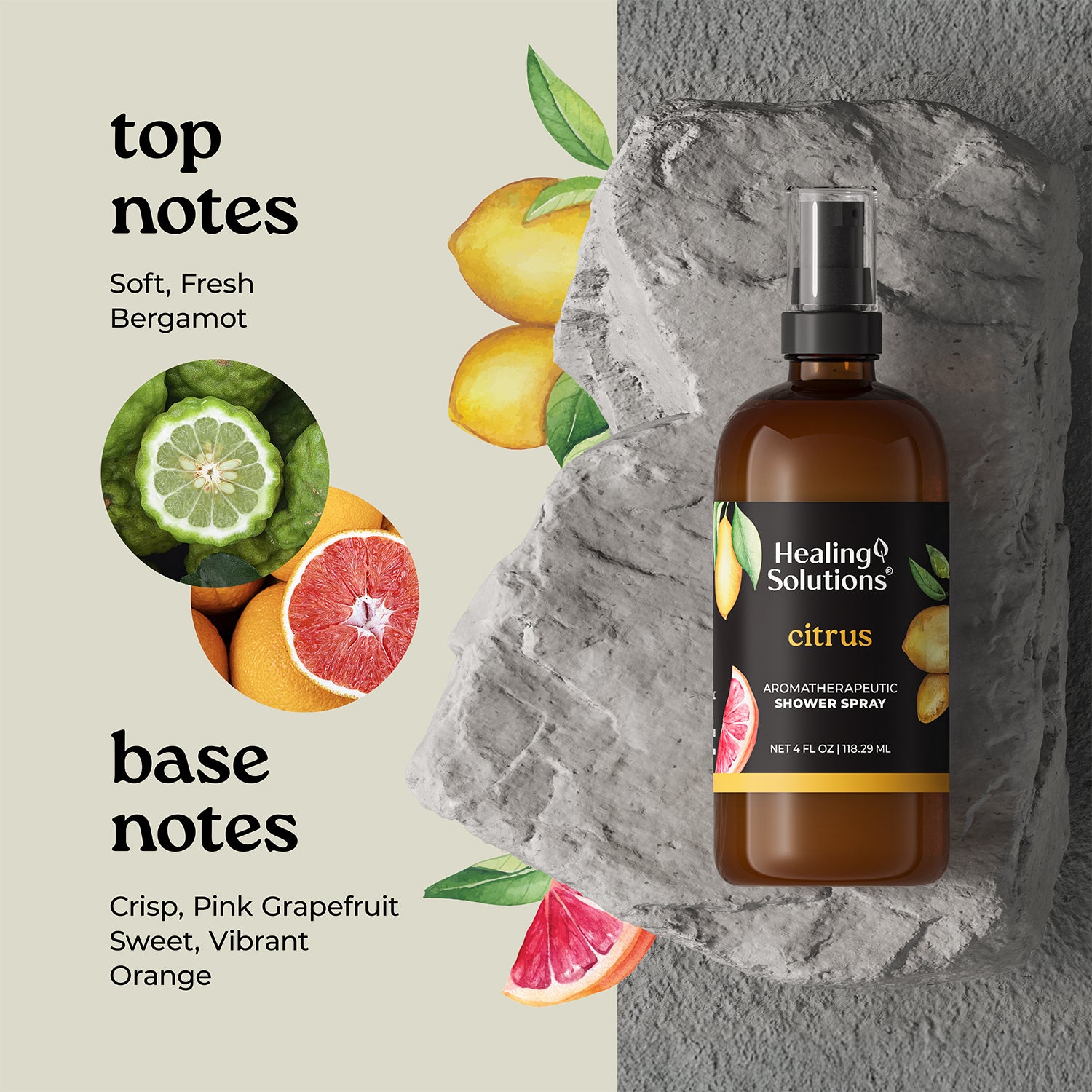 Shower Spray - 4oz - Citrus