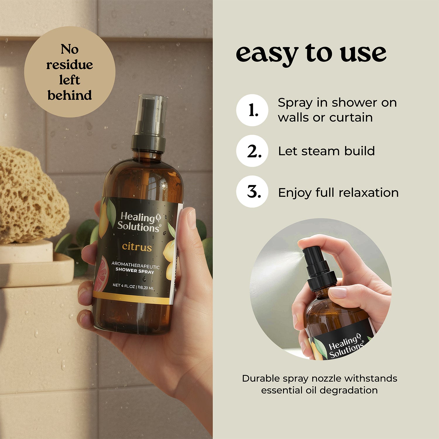 Shower Spray - 4oz - Citrus