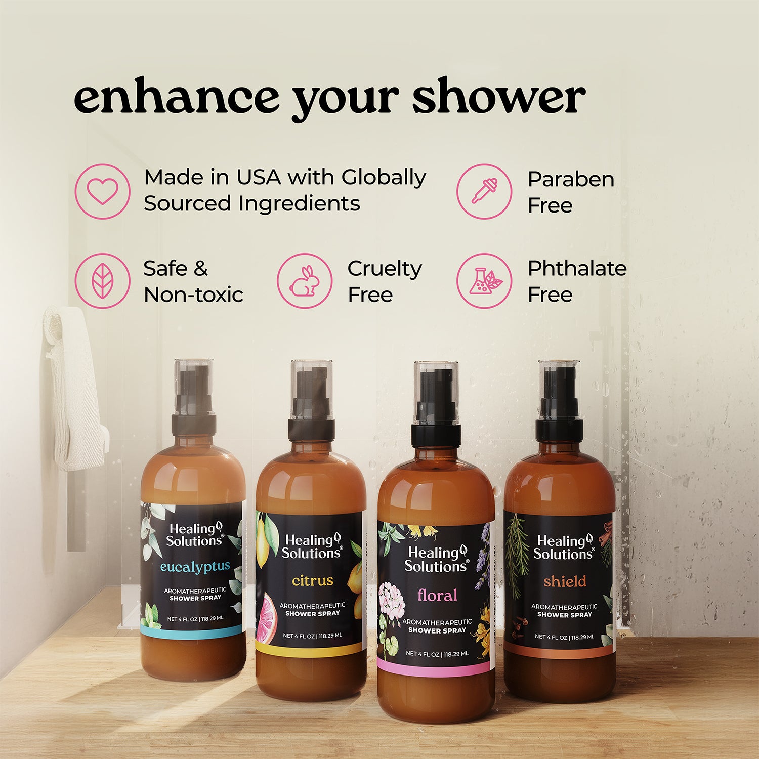 Shower Spray - 4oz - Floral