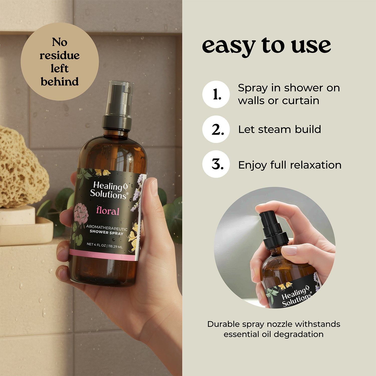Shower Spray - 4oz - Floral