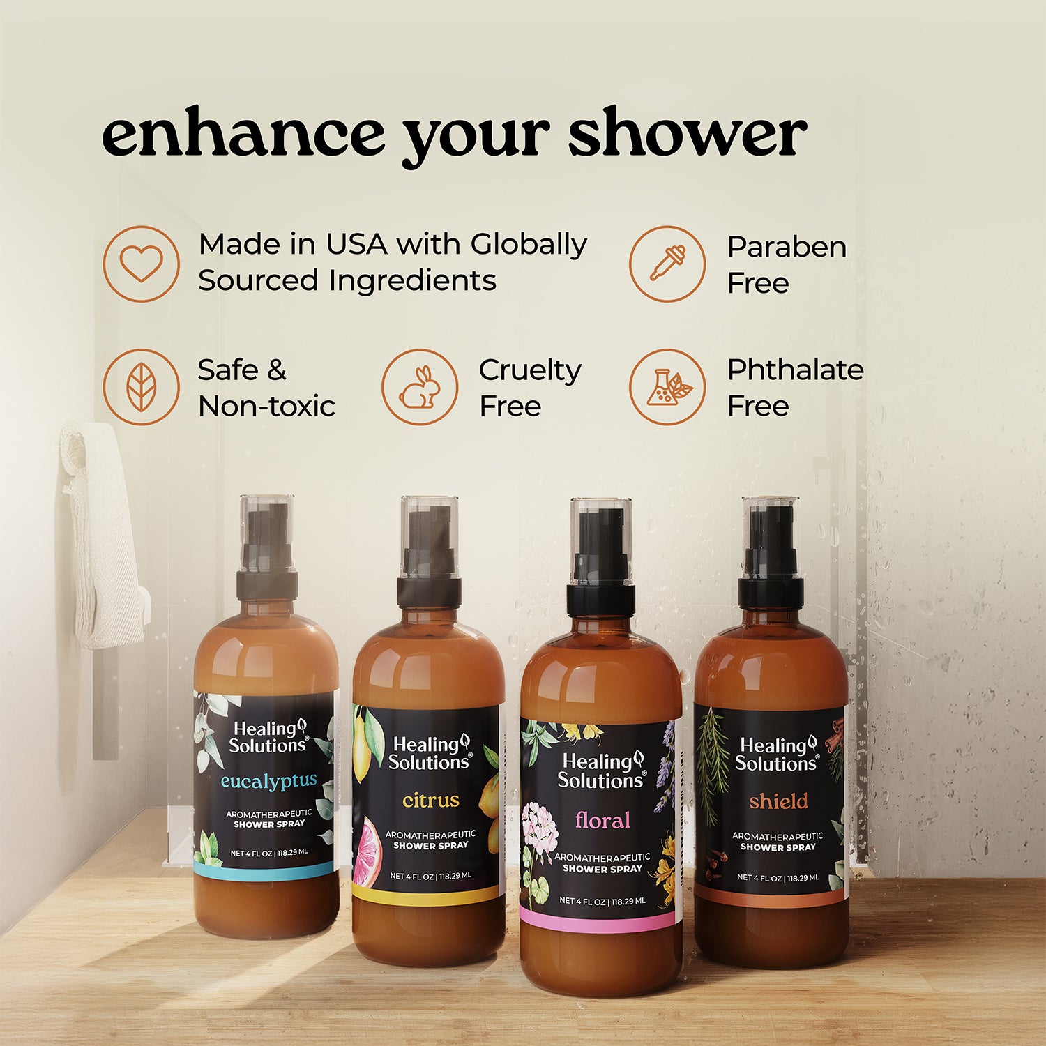 Shower Spray - 4oz - Shield
