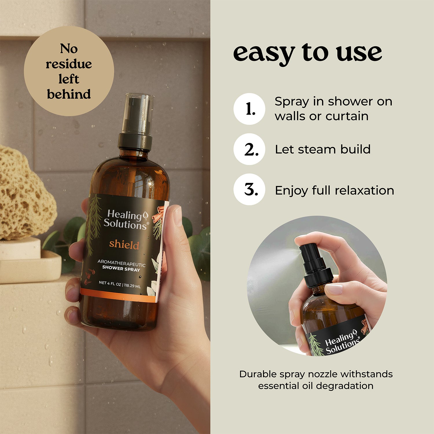 Shower Spray - 4oz - Shield