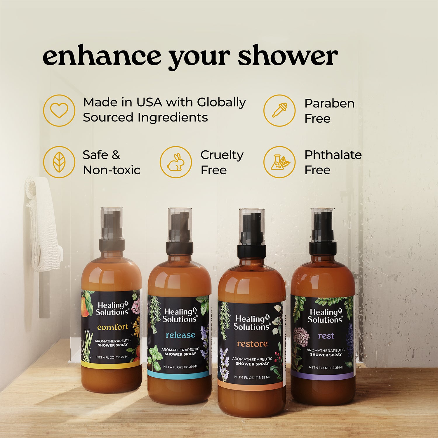 Shower Spray - 4oz - Comfort