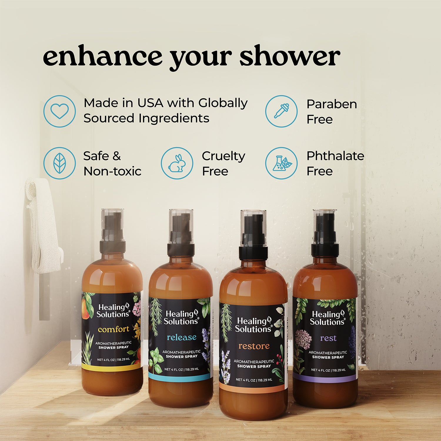 Shower Spray - 4oz - Release