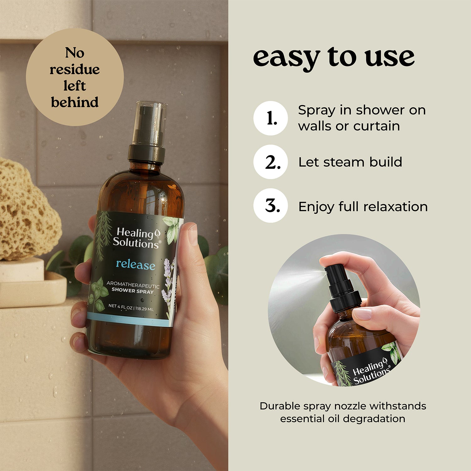 Shower Spray - 4oz - Release