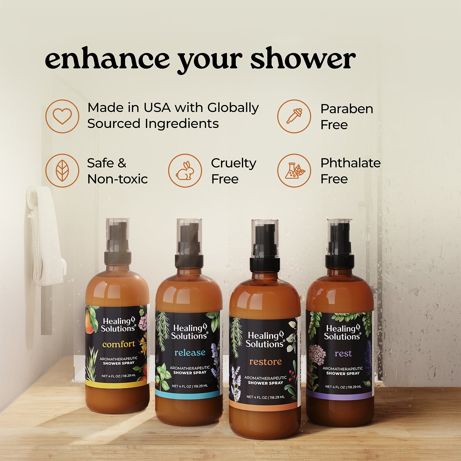 Shower Spray - 4oz - Restore
