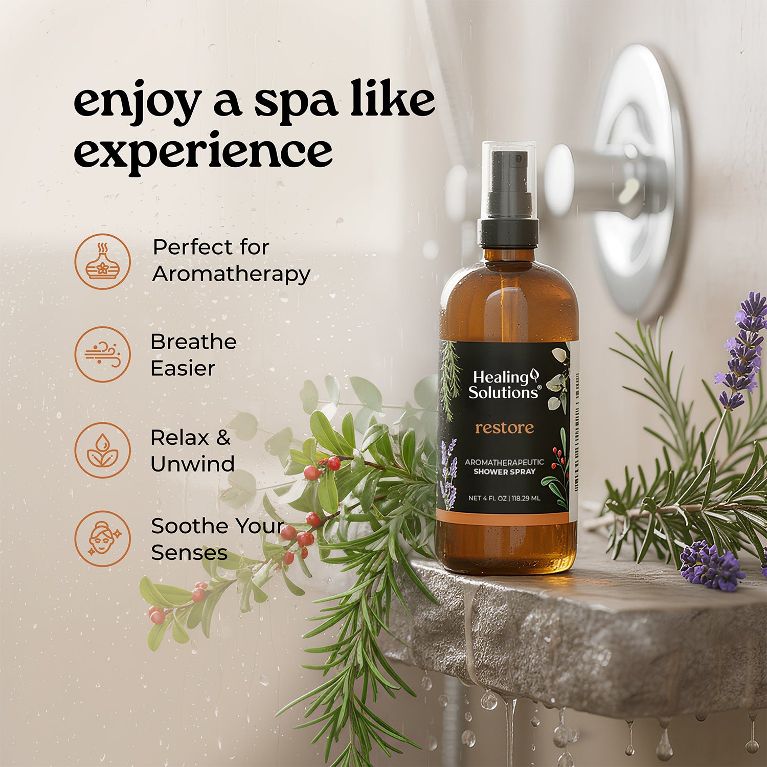 Shower Spray - 4oz - Restore