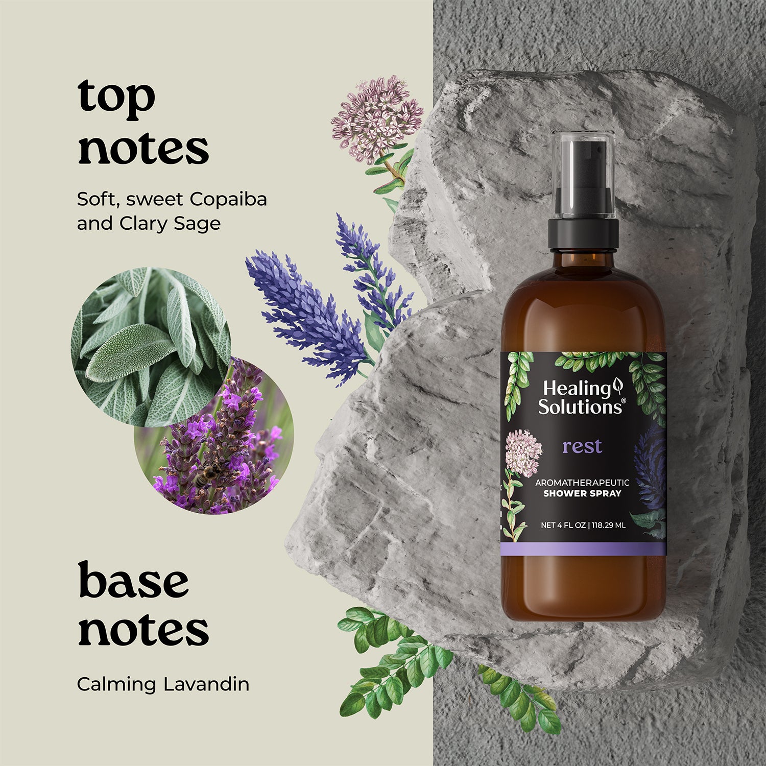 Shower Spray - 4oz - Rest
