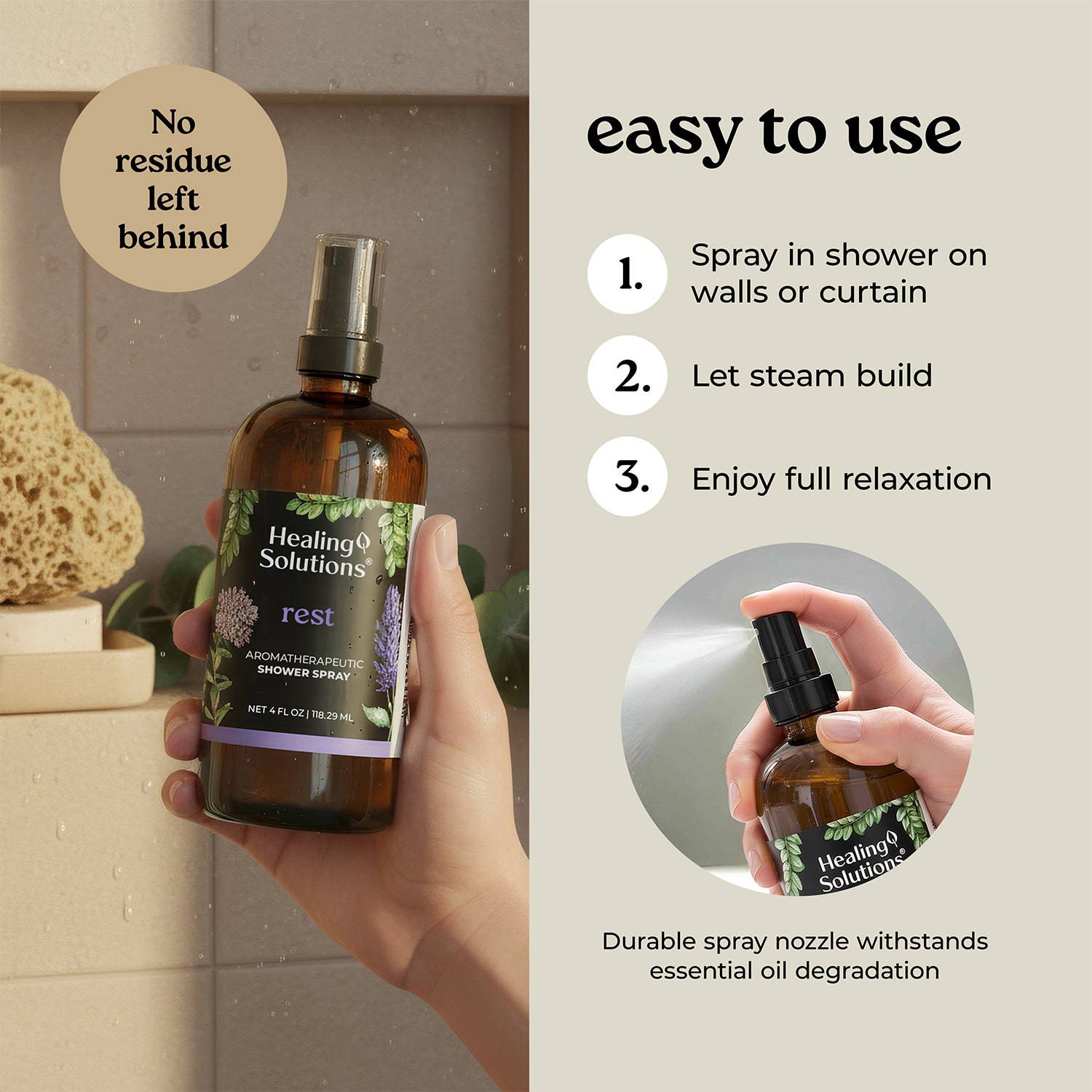 Shower Spray - 4oz - Rest