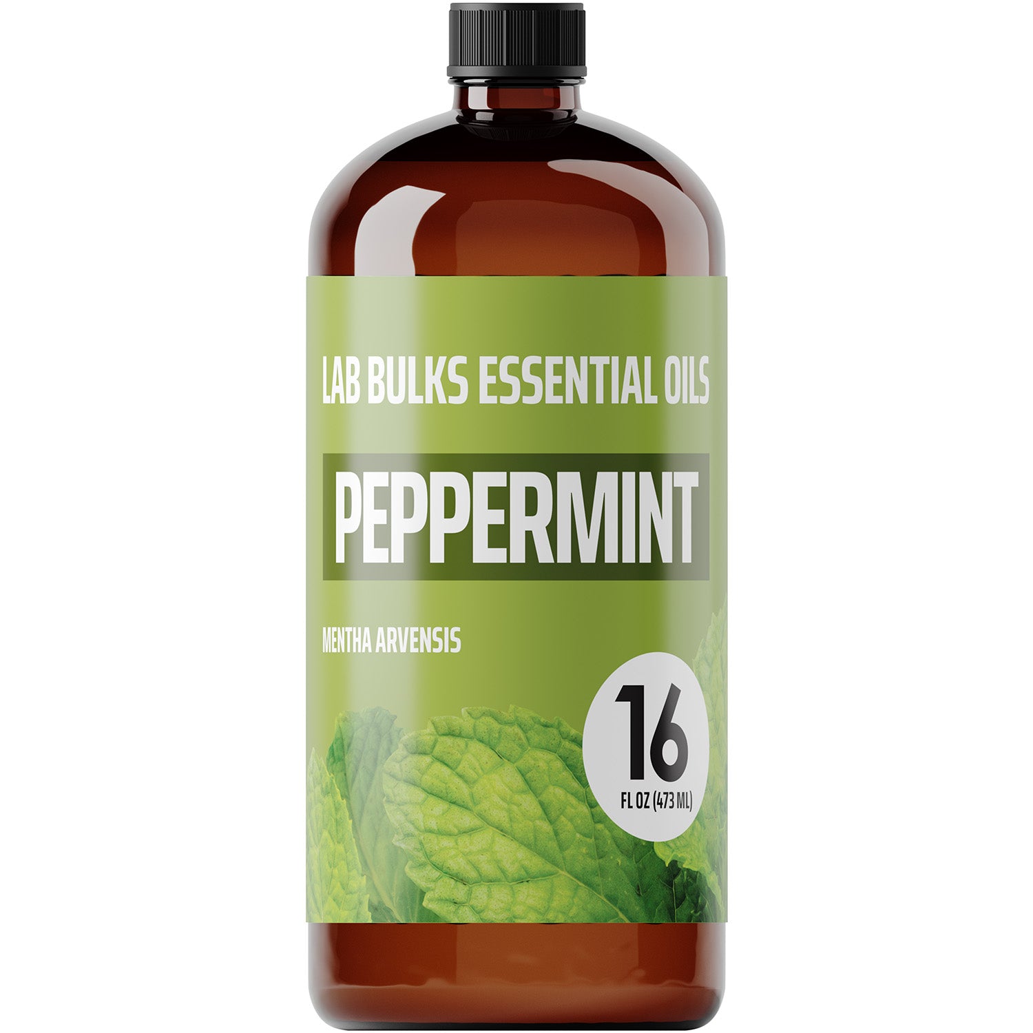Peppermint Essential Oil (16 Ounce Bottle)