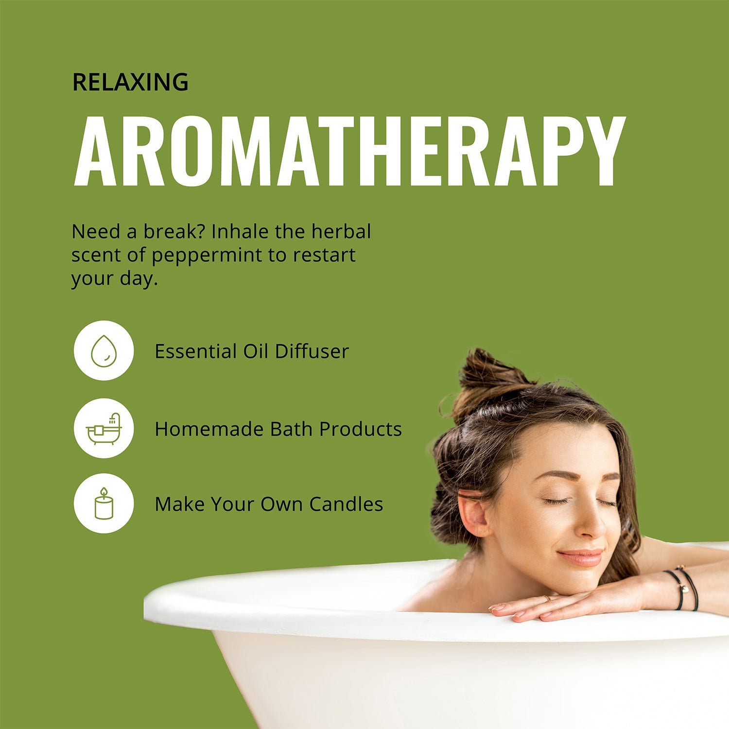 Peppermint Essential Oil (16 Ounce Bottle)