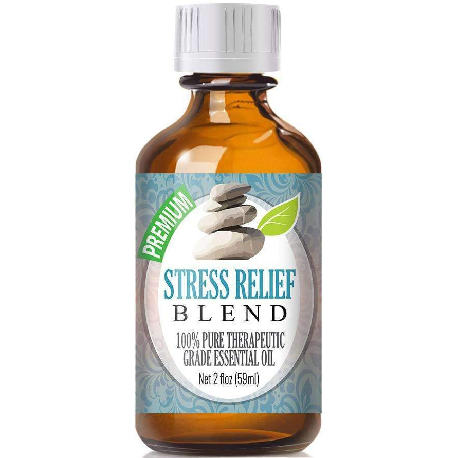 Sun Essential Oils Stress Relief Blend Essential Oil (Huge 4oz