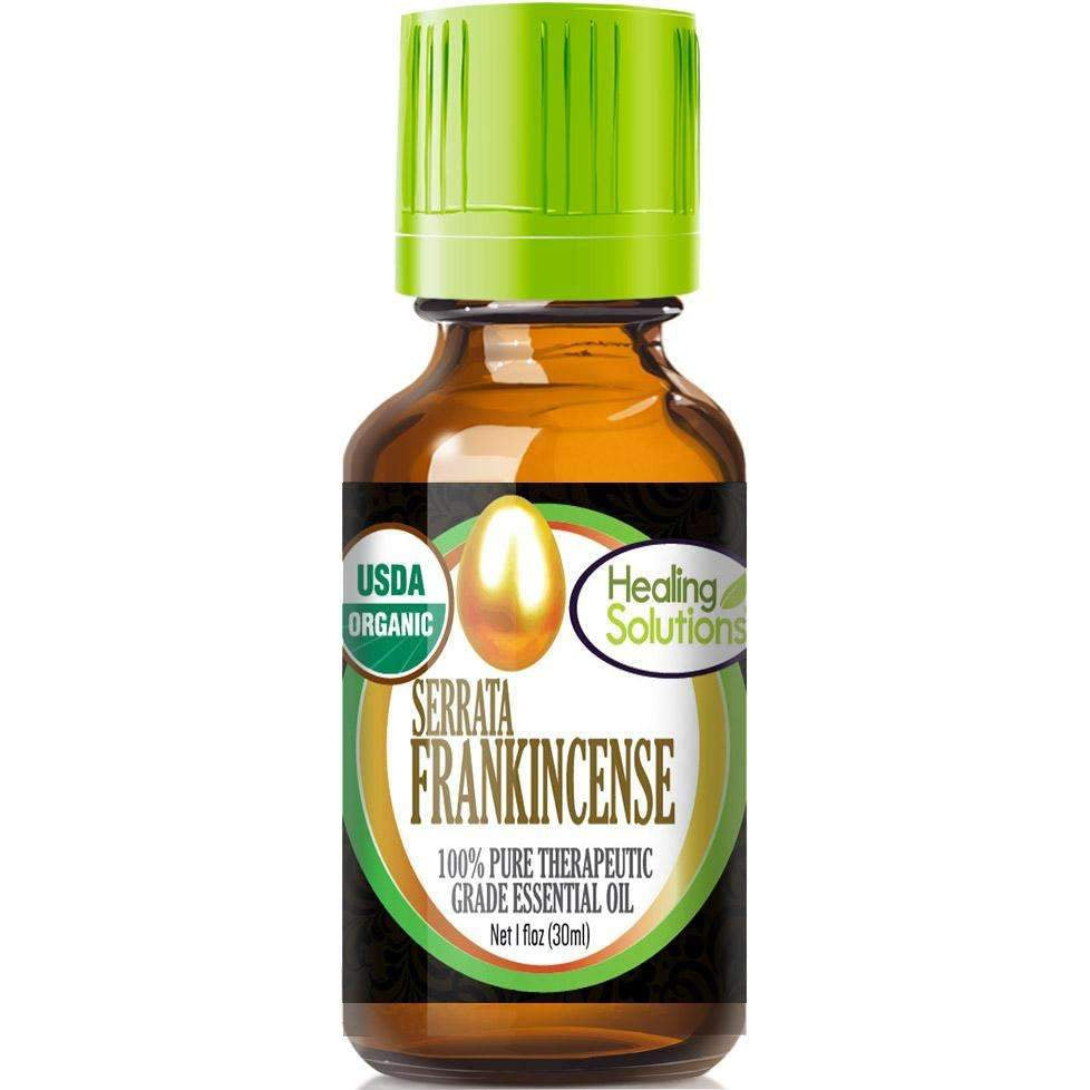 Premium Organic Frankincense Essential Oil, USDA organic, certified, and  all natural oil. Comes in a convenient glass bottle with Euro dropper cap.  – Healing Solutions