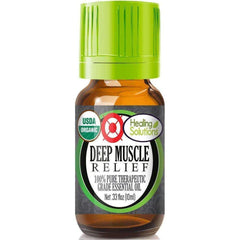 Organic Deep Muscle Relief Blend Essential Oil-Healing Solutions | Essential Oils