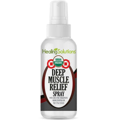 Organic Deep Muscle Relief Essential Oil Spray-Healing Solutions | Essential Oils